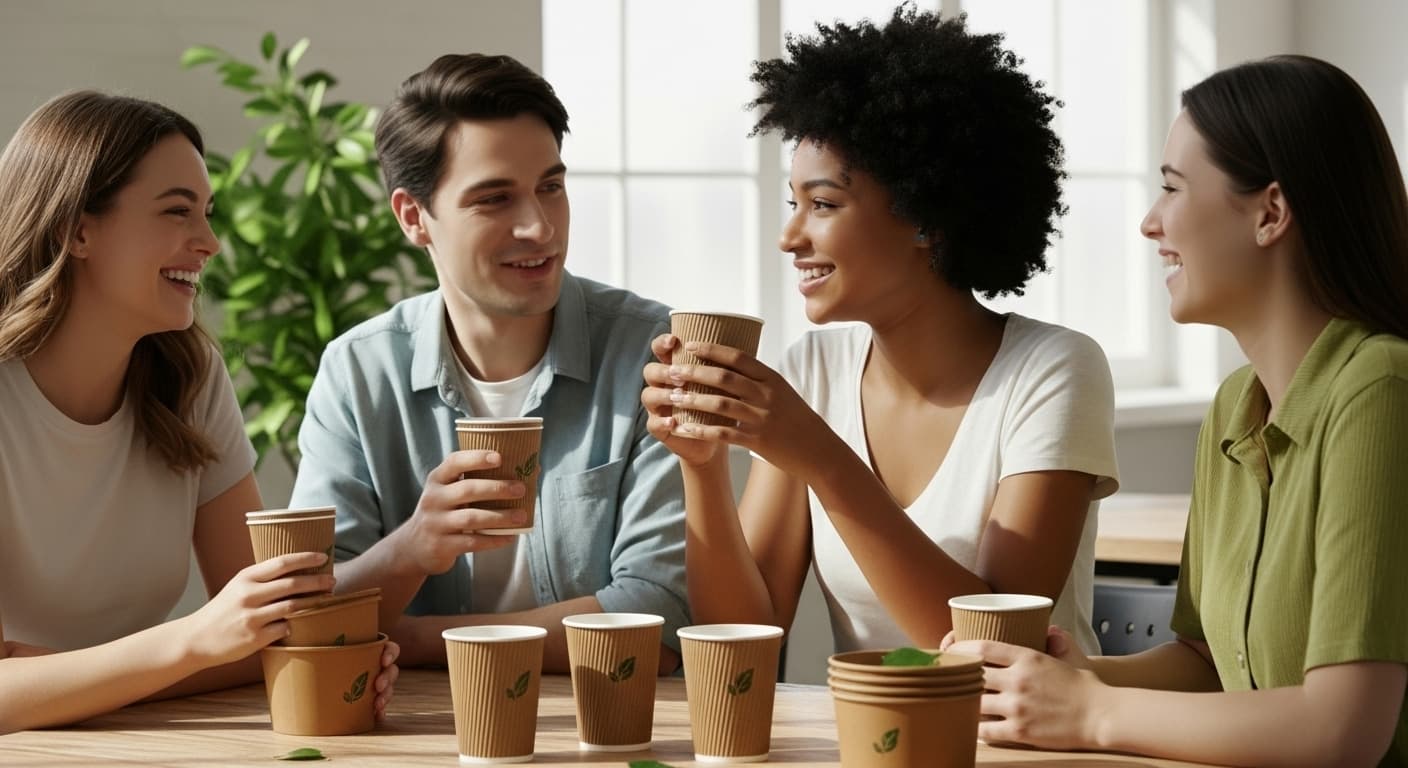 Recyclable Paper Cups & Bowls